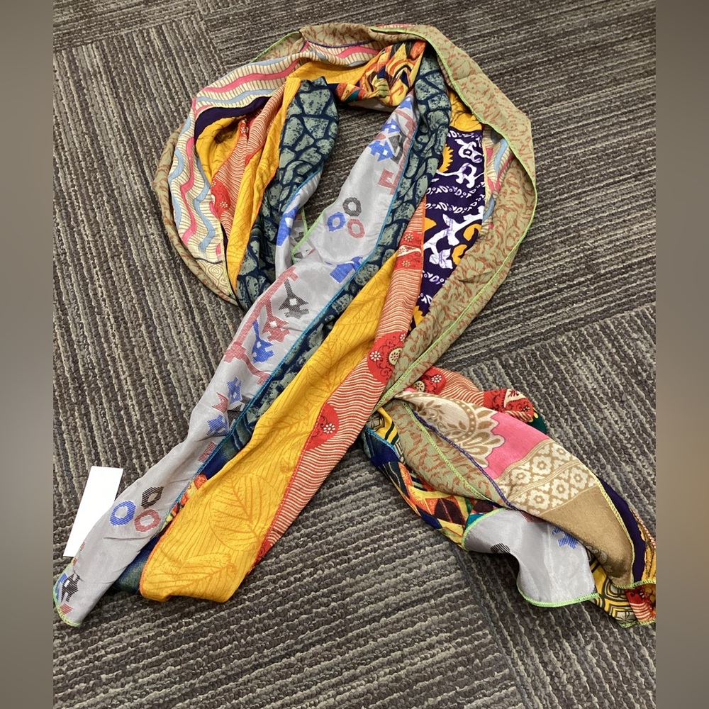 Darn Good Yarn Silk Medley Scarf NWT